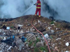 Compañía de Bomberos N.° 118 y comuneros sofocan incendio forestal en Urubamba, donde murió un adulto mayor